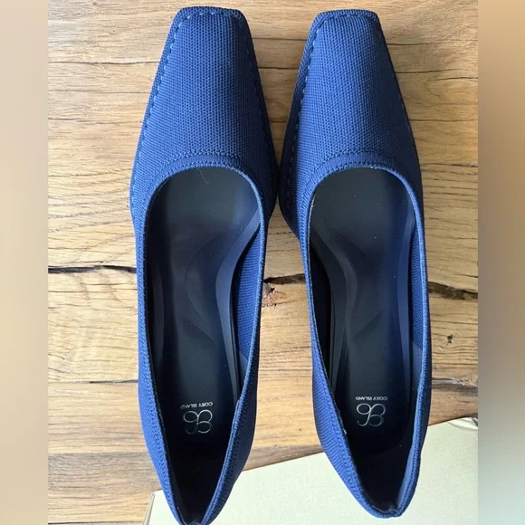 Cosy Island Navy Heels 10 - Picture 1 of 4
